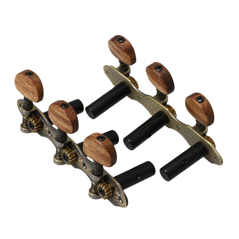 Mxfans 2pieces Guitar Tuner Tuning Keys Pegs Machine Heads for Classical Guitar - Image 2